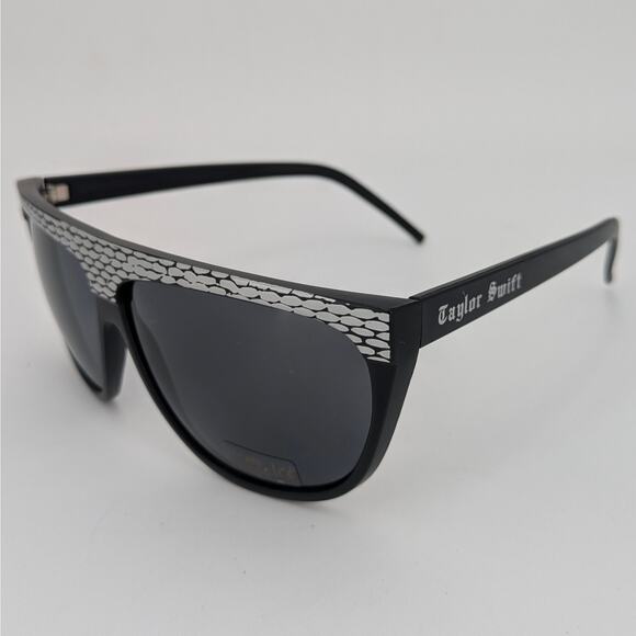 Taylor Swift Reputation Sunglasses Black Silver Snakeskin Stadium Tour Shades main image 5